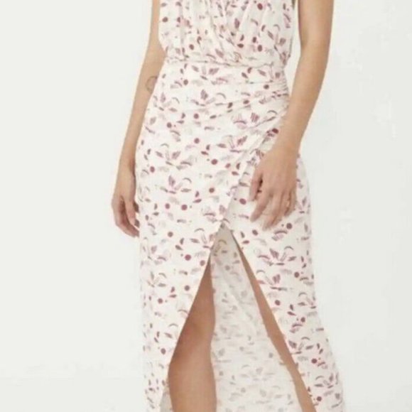 Free People Daria Open Back Front Slit Party Maxi Dress Size Small New E11 - Picture 4 of 14